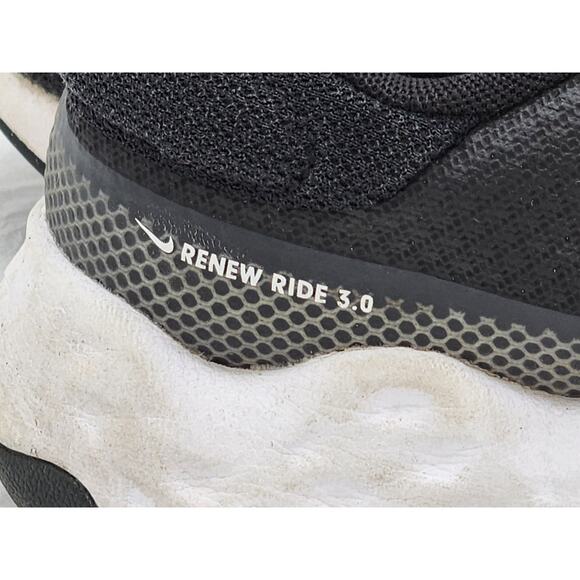 Nike Shoes Renew Ride 3.0 Mens 8.5 Running Shoes Black Breathable Mesh Sneakers main image 5